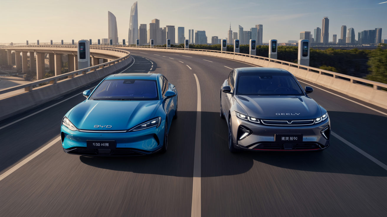 Geely vs BYD: Кто станет лидером китайского автопрома в 2025 году?