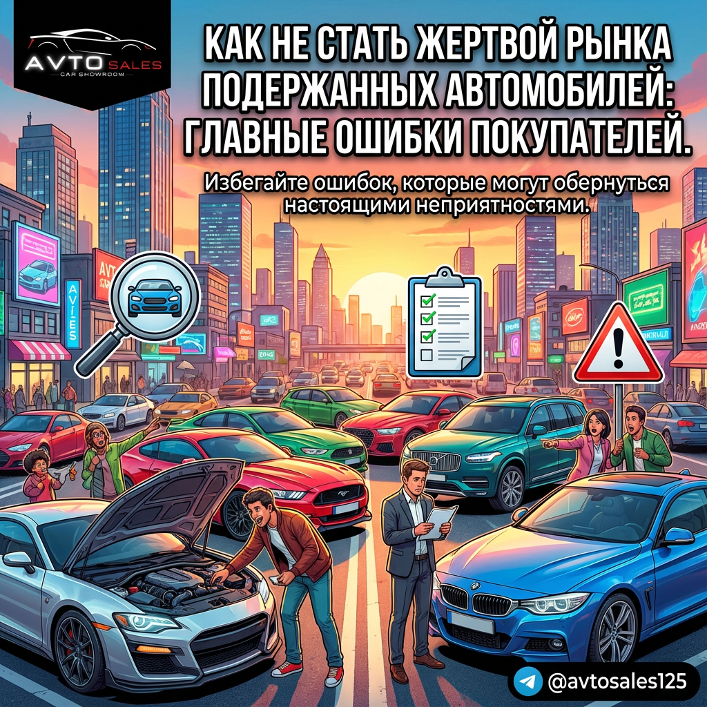 Как избежать главных ошибок при покупке подержанного автомобиля?