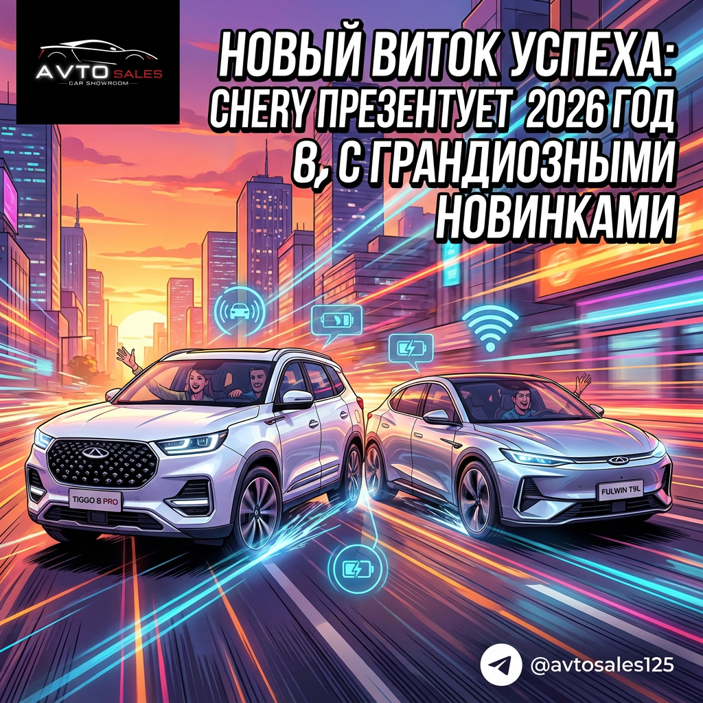 Chery 2026: Узнайте о новинках, которые изменят автомобильный рынок!