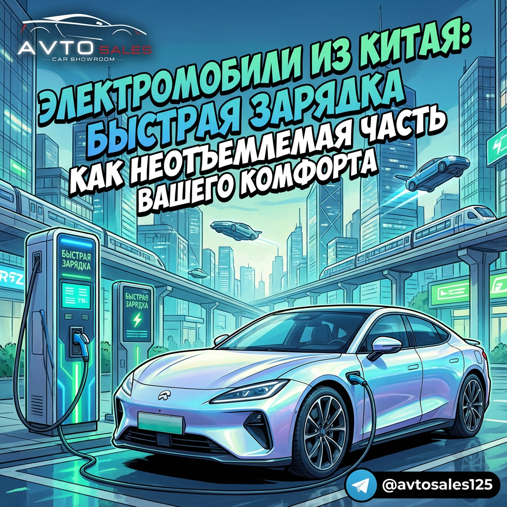 Электромобили из Китая: быстрая зарядка для комфортных поездок