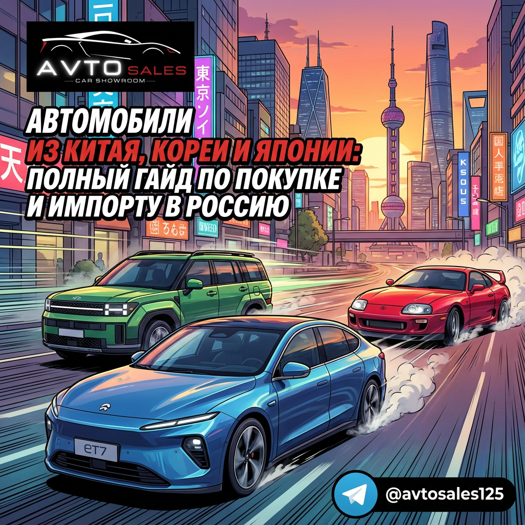 Импорт автомобилей из Китая, Кореи и Японии: советы для удачной покупки