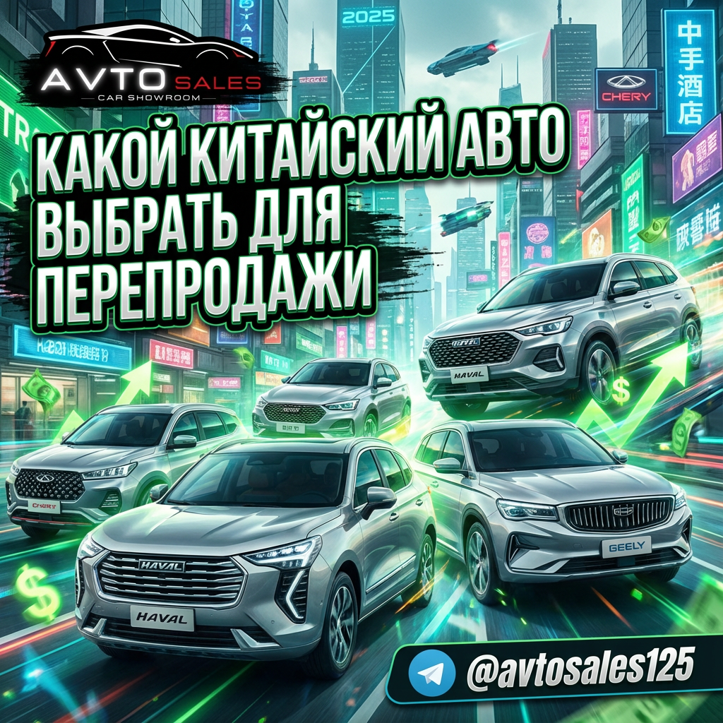 Как выбрать лучшие китайские авто для перепродажи в 2025 году?