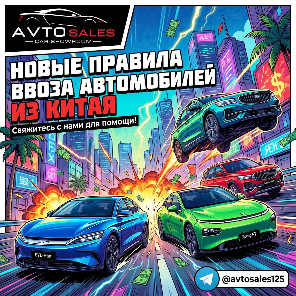 Новые правила ввоза автомобилей из Китая в Россию: что учесть в 2025-2026 годах