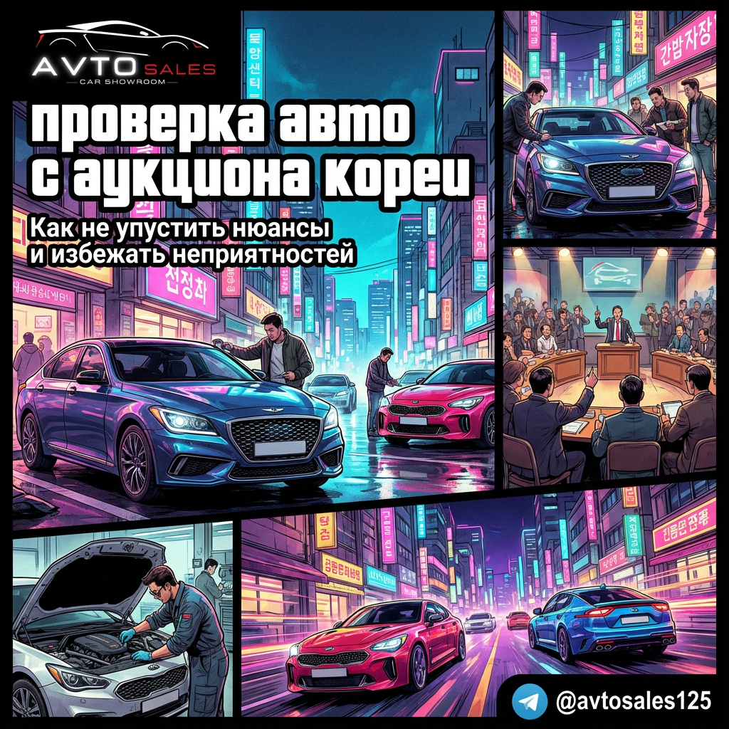 Проверка авто с аукционного Кореи: избегайте ошибок и выбирайте лучшее