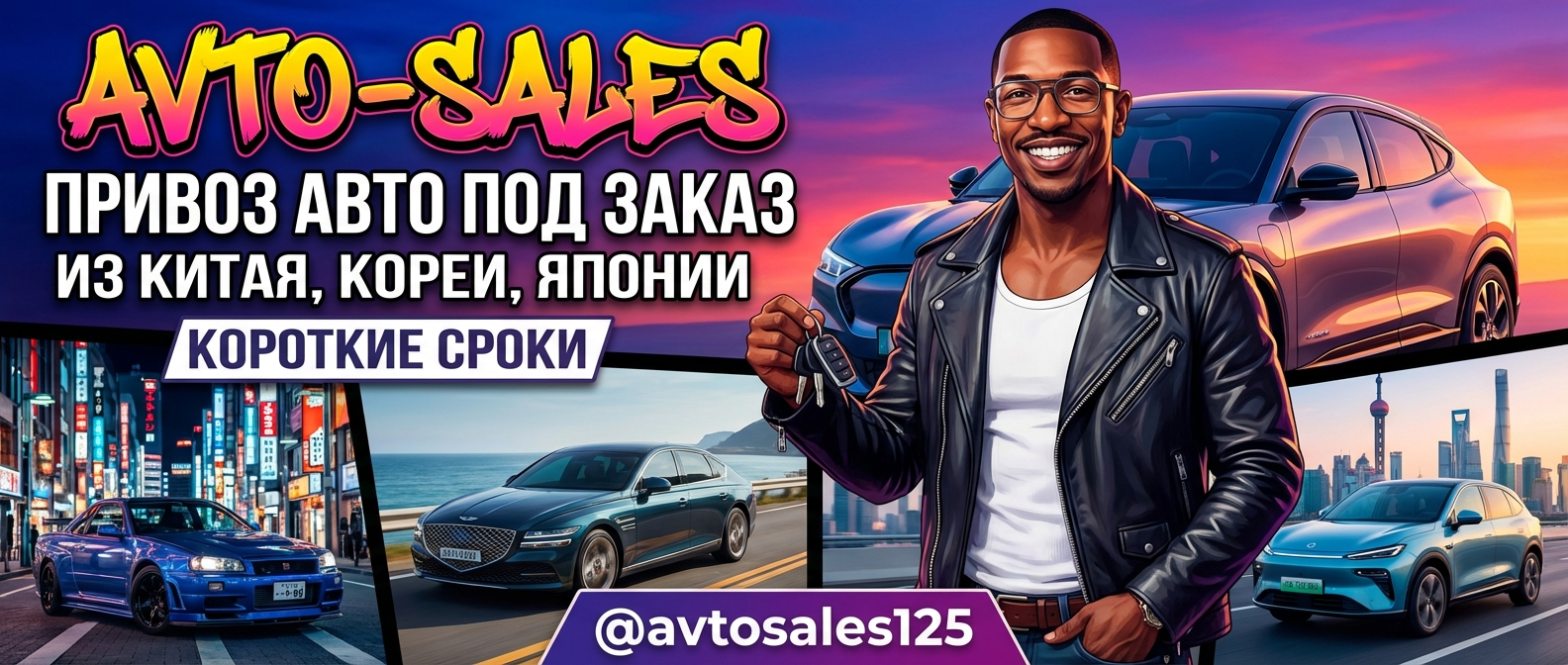 Заказ авто из Азии Avtosales125