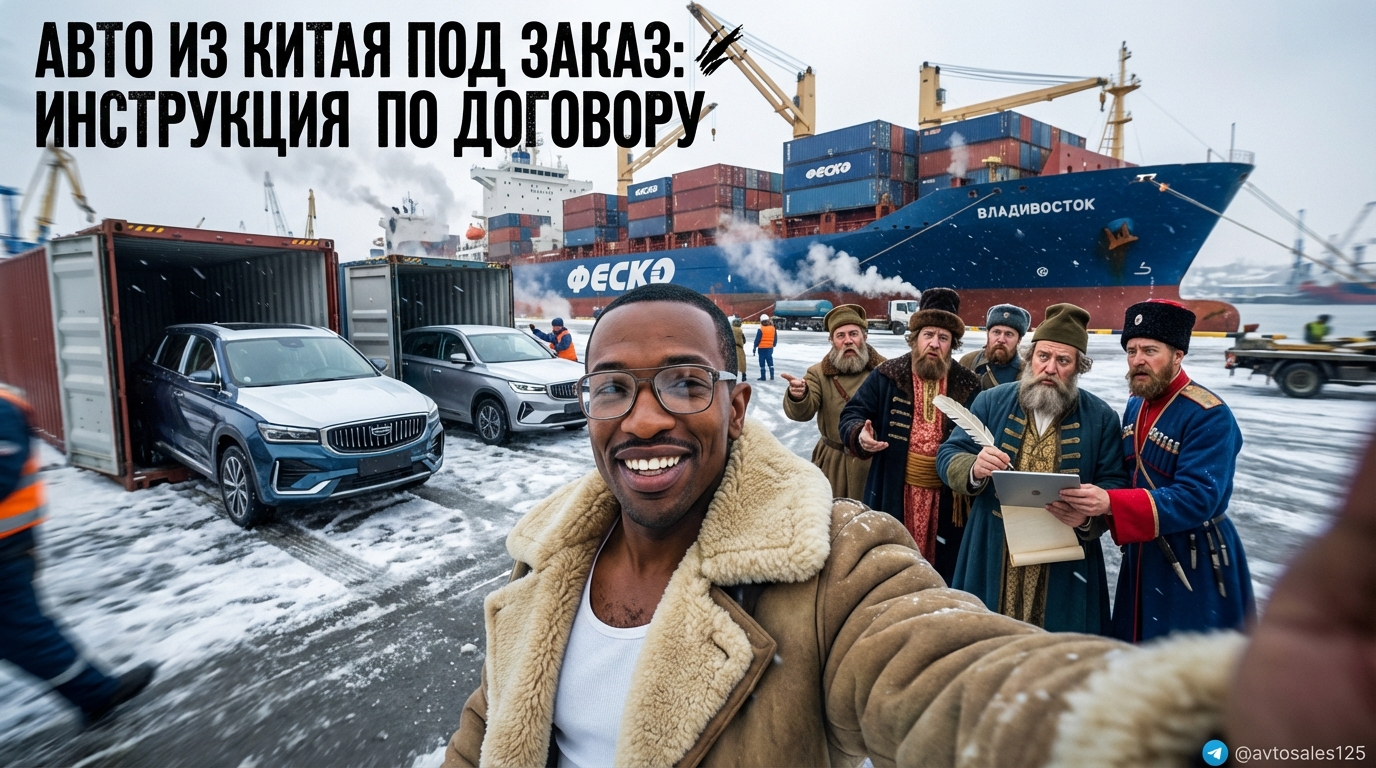 Автомобили из Китая под заказ во Владивосток и образец договора