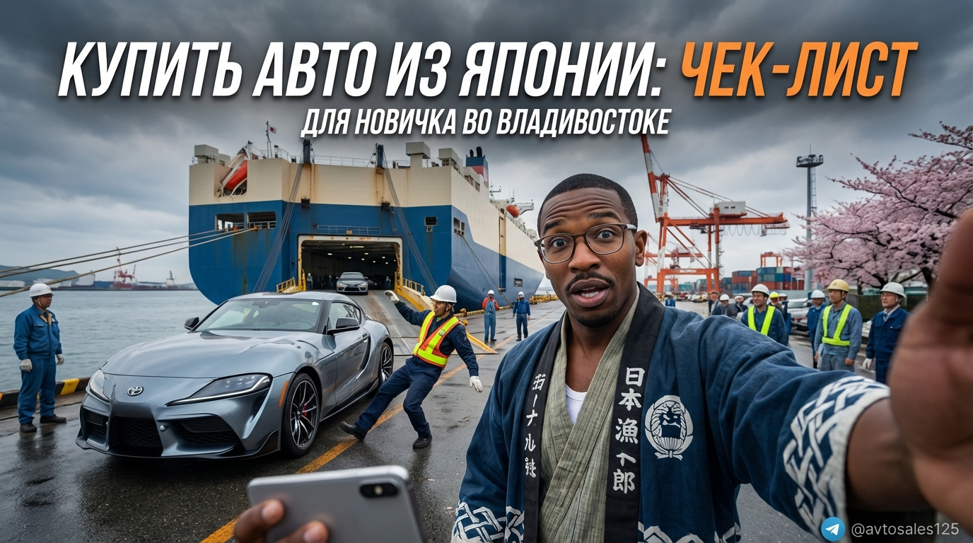 Японские автомобили в порту Владивостока, процесс покупки и растаможки
