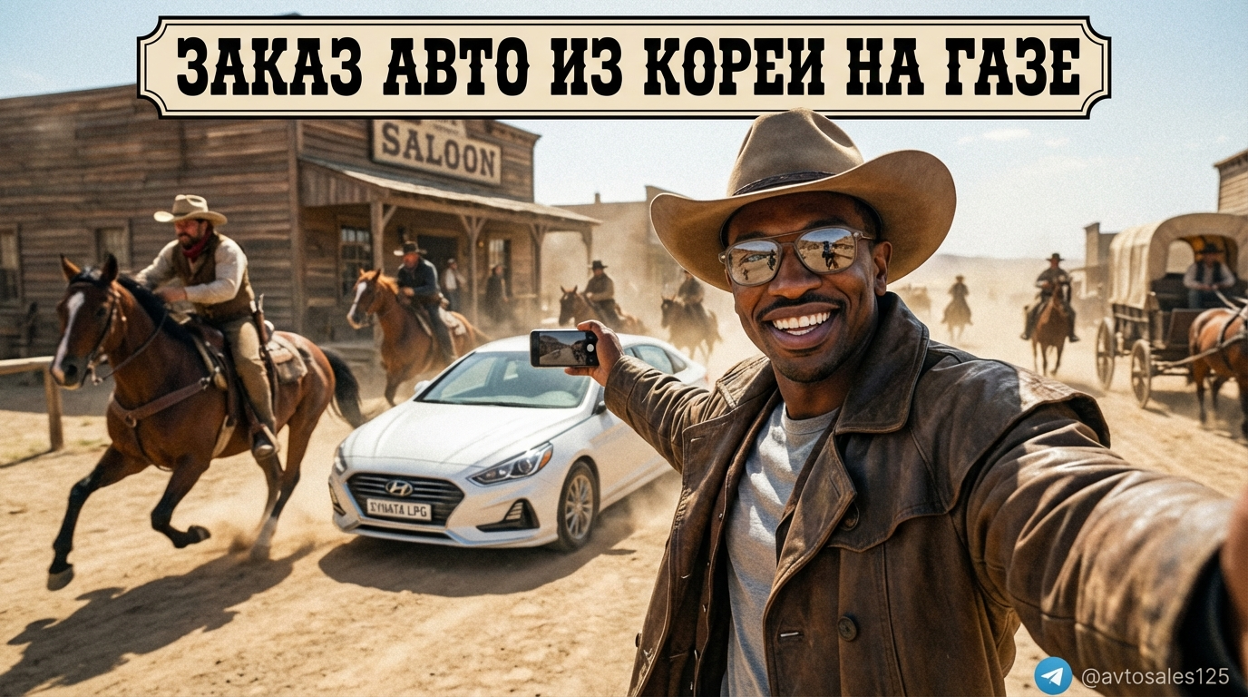 Автомобиль на газовом топливе LPI из Южной Кореи, импорт машин во Владивосток