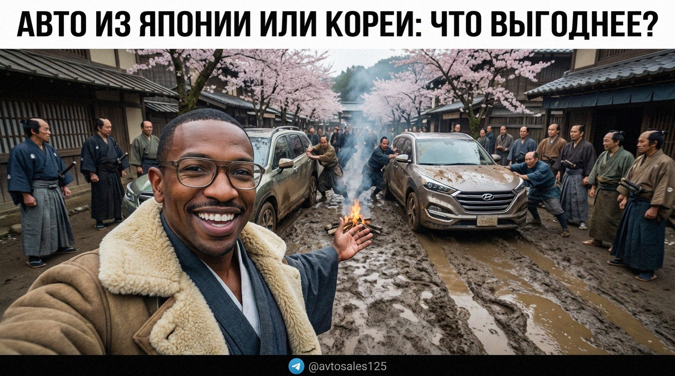 Автомобили из Японии и Кореи в порту Владивостока