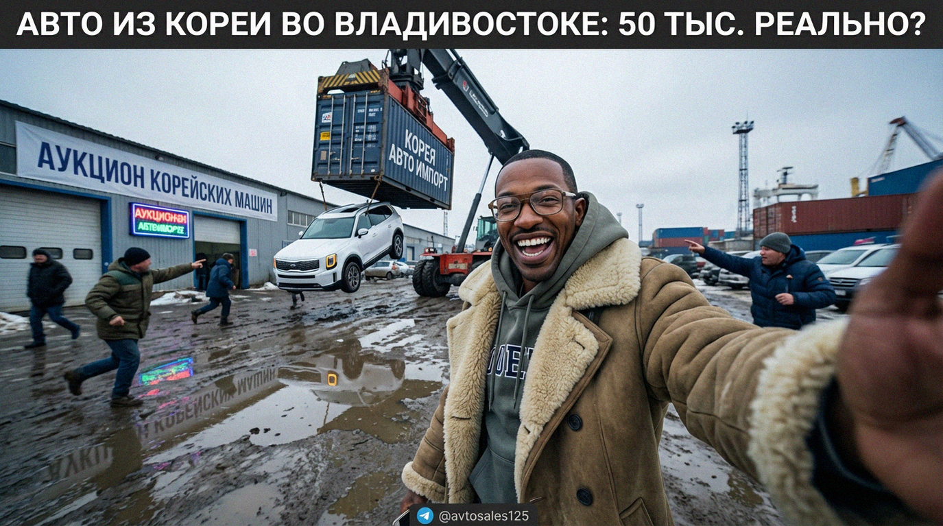 Автомобили из Кореи под заказ во Владивостоке с пробегом до 50 тысяч км