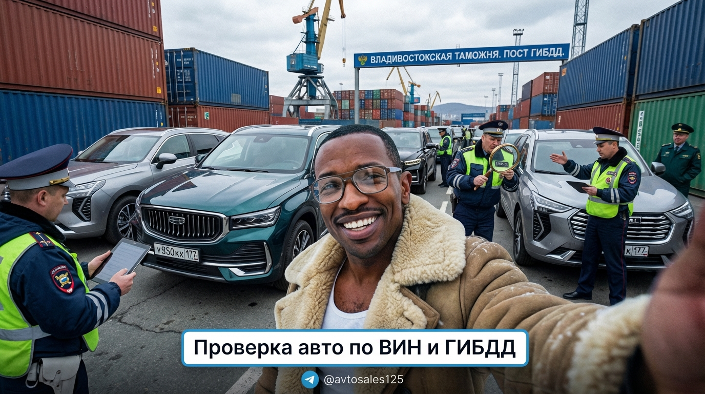 Проверка истории китайского авто по VIN и базам ГИБДД во Владивостоке