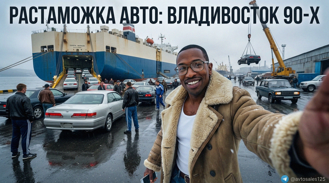 Процесс растаможки японских автомобилей в порту Владивостока