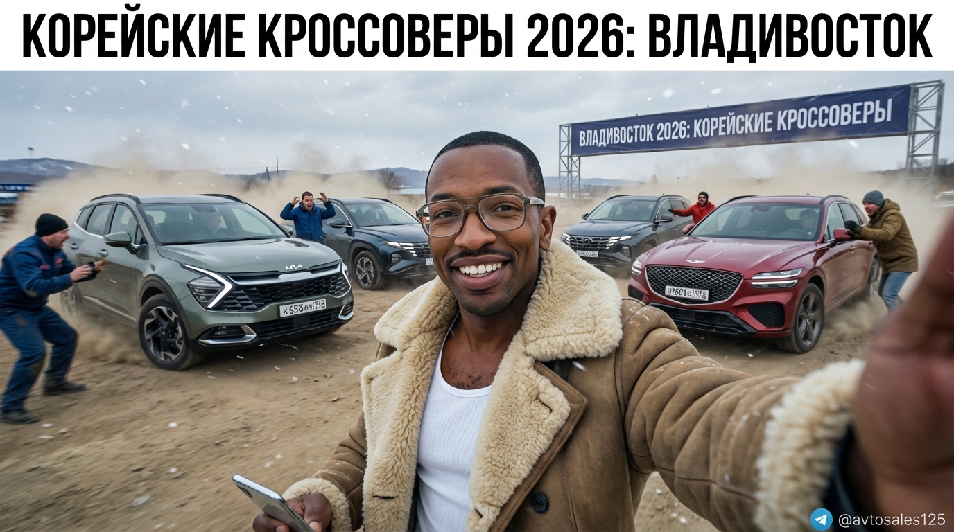 Новые модели корейских кроссоверов во Владивостоке весной 2026 года