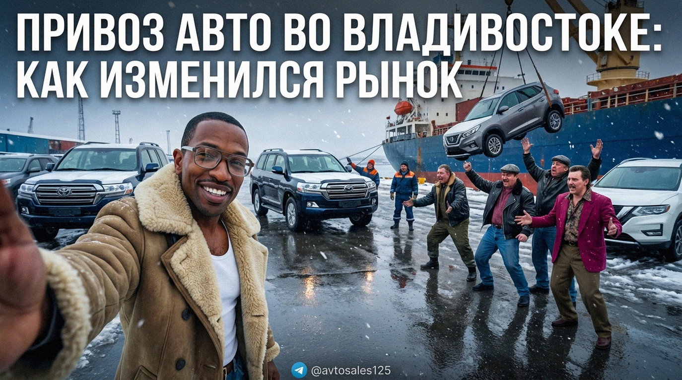 Импорт автомобилей в порту Владивостока, авторынок, японские машины