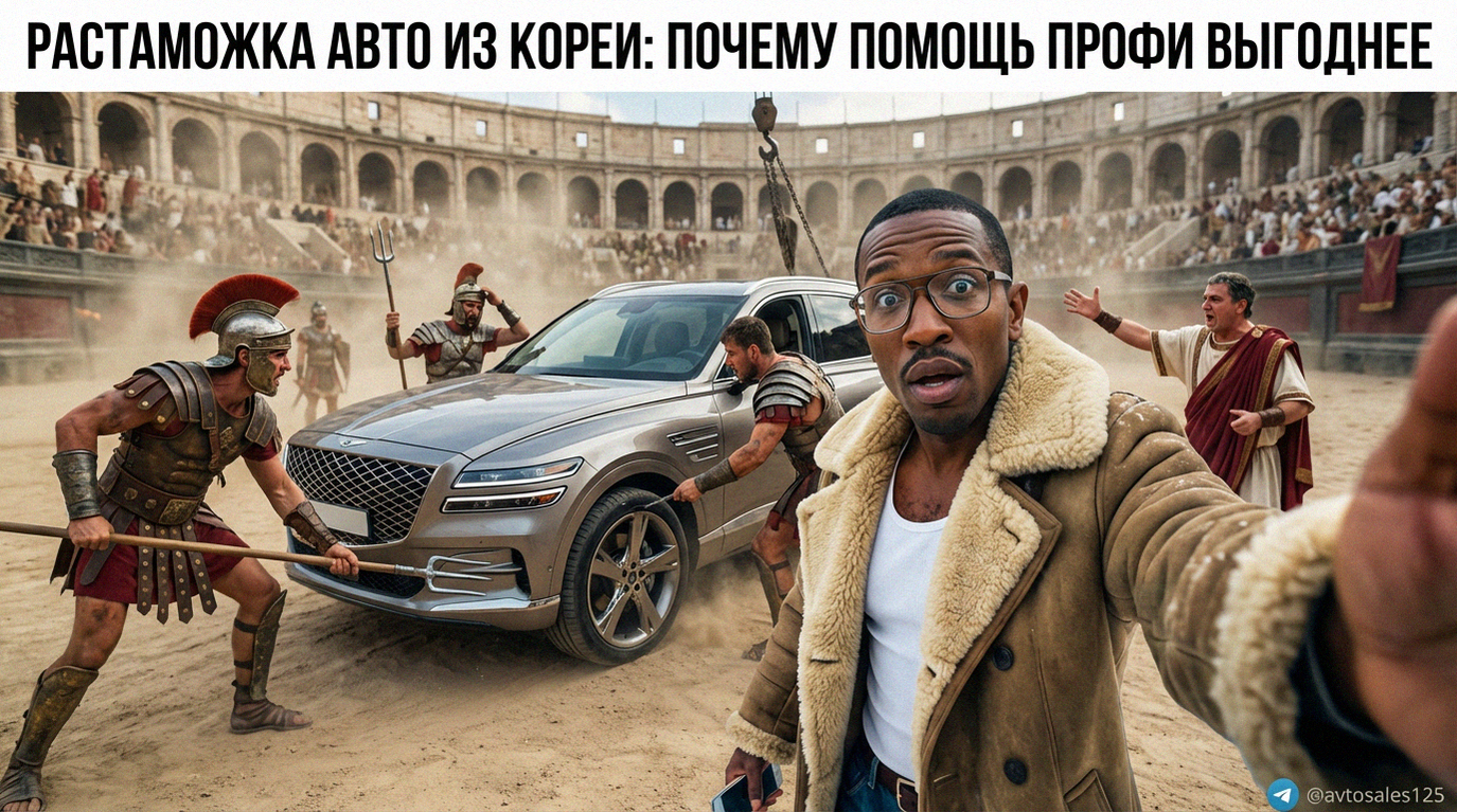 Процесс таможенного оформления автомобиля из Кореи профессиональным брокером