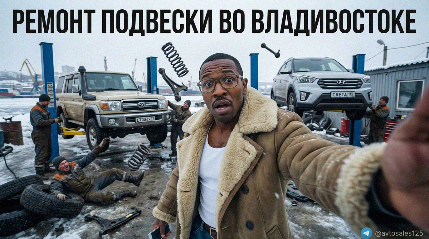 Диагностика и ремонт подвески автомобилей из Японии, Кореи и Китая во Владивостоке