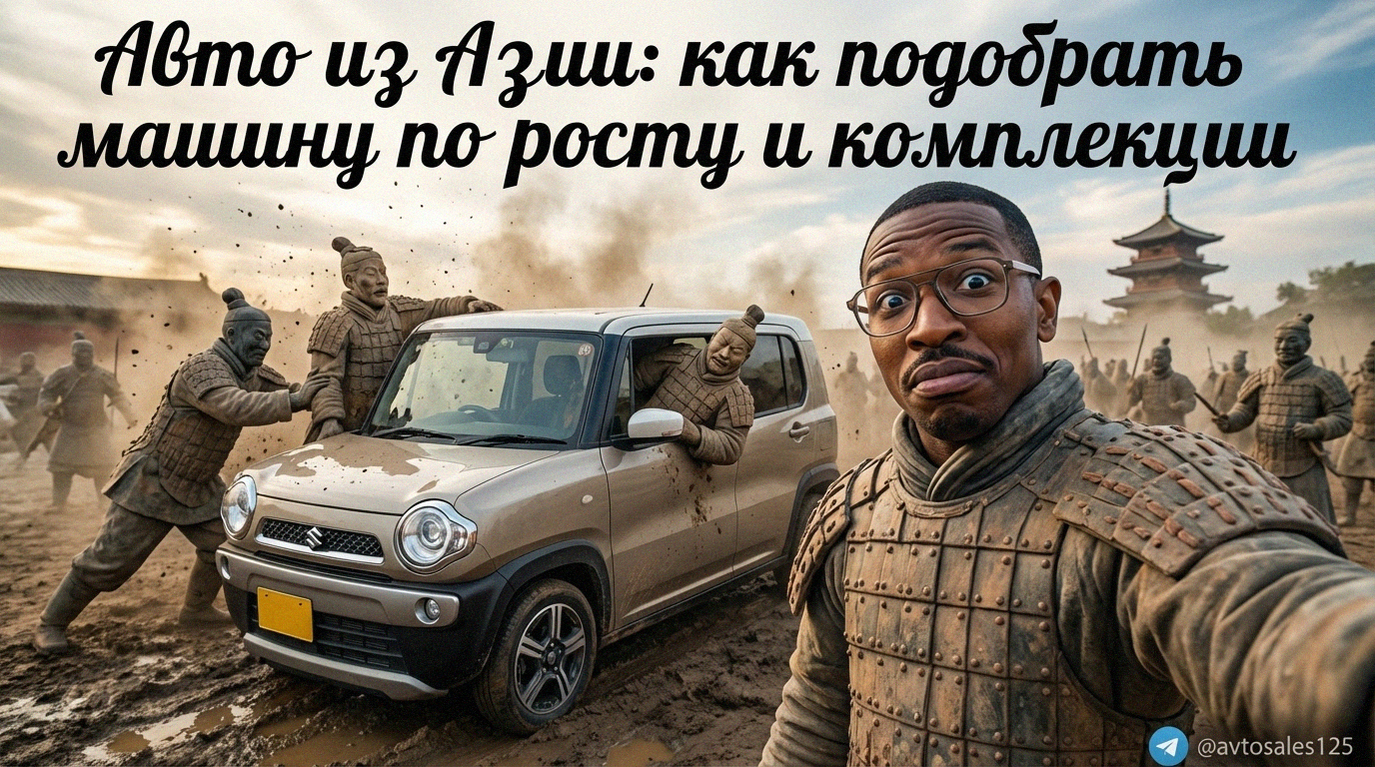 Подбор комфортного азиатского автомобиля с учетом роста и комплекции водителя