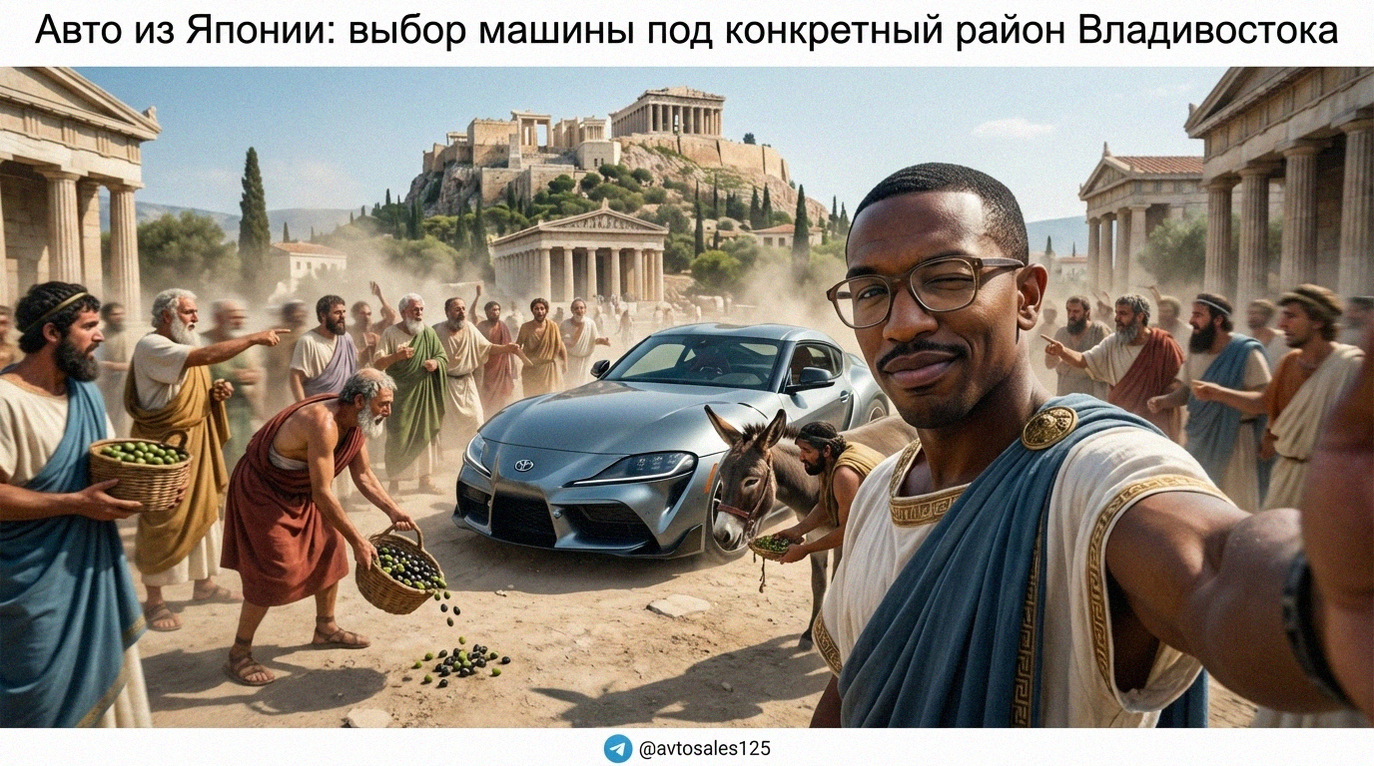 Выбор японского автомобиля под конкретный район Владивостока