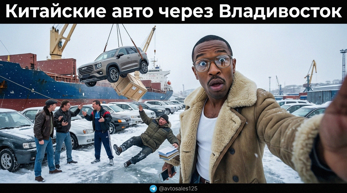 Перегон китайских автомобилей из Владивостока в Сибирь и на Урал