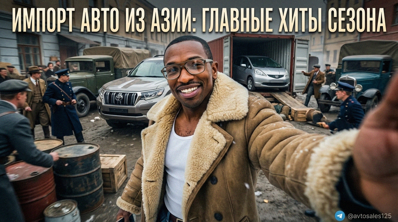Новые импортные автомобили из Азии на стоянке в порту Владивостока