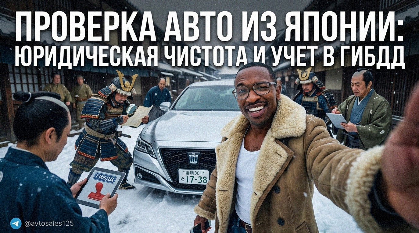 Проверка документов японского автомобиля для постановки на учет в ГИБДД