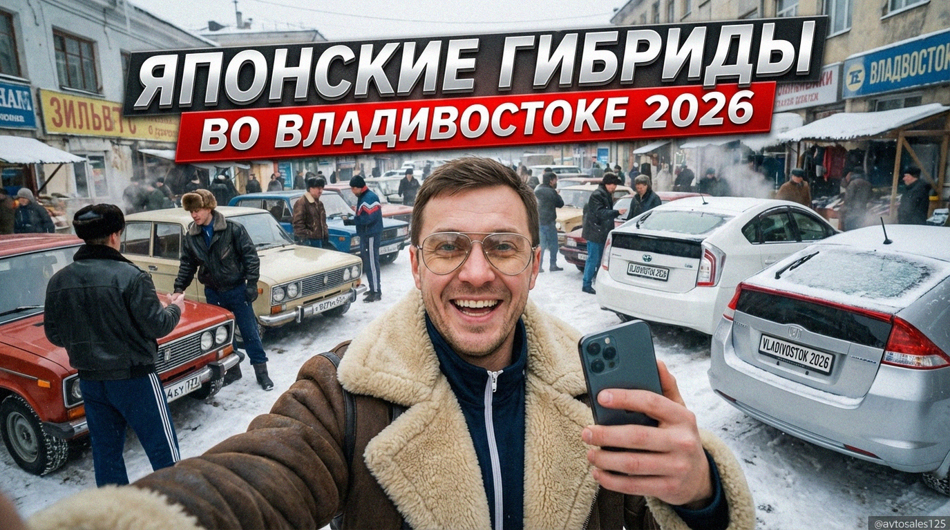 Топ популярных японских гибридных автомобилей во Владивостоке 2026
