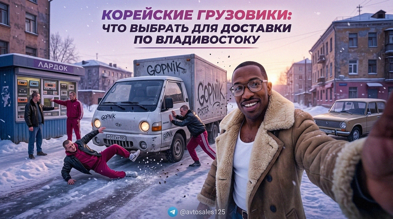 Корейские грузовики для грузоперевозок и доставки по Владивостоку