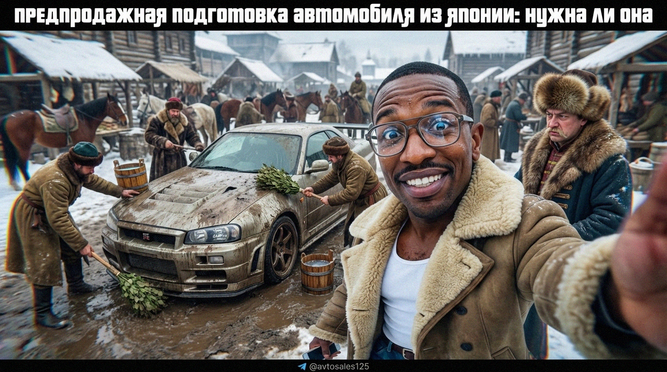 Предпродажная подготовка автомобиля из Японии: детальный осмотр, мойка и обслуживание