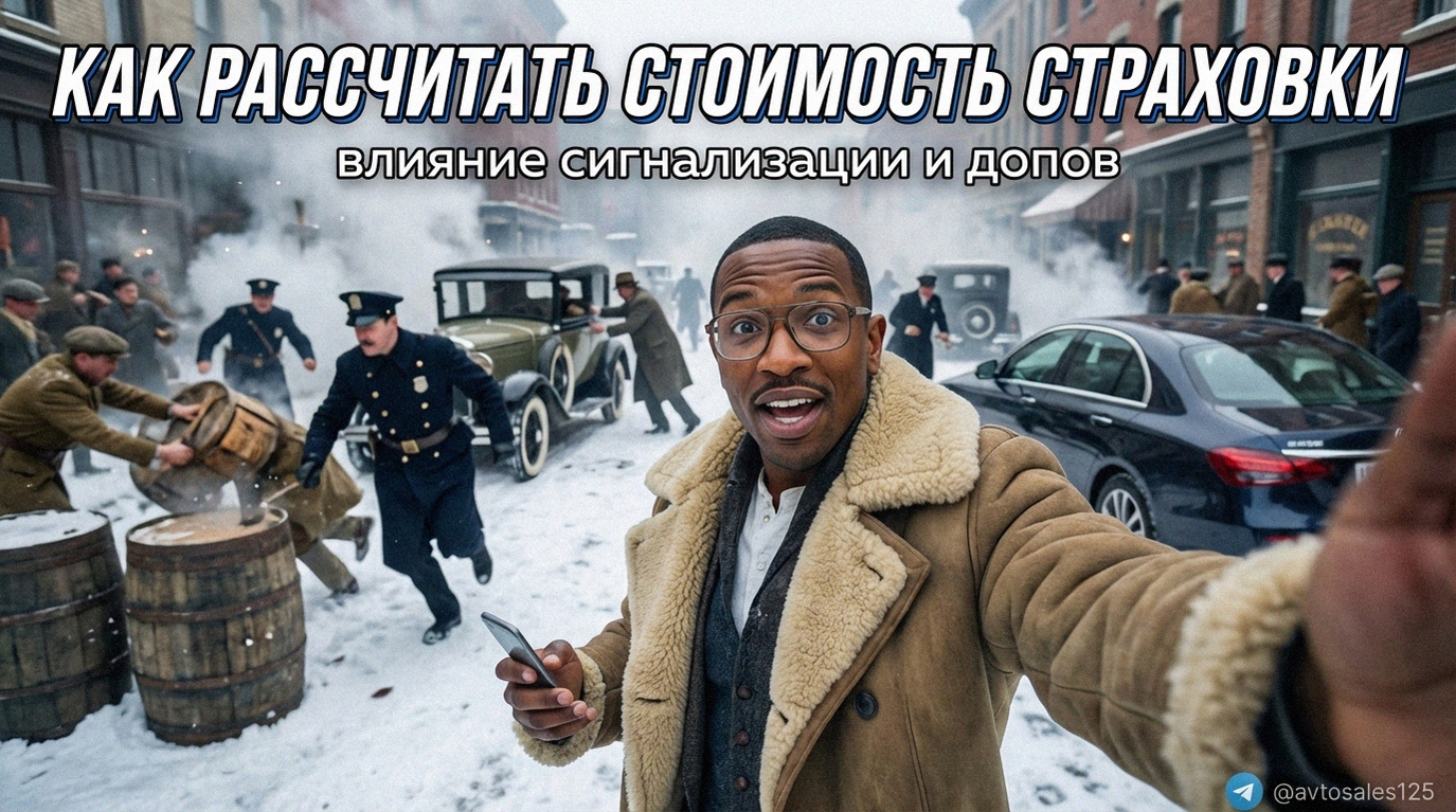 Схема расчета стоимости автомобильной страховки с учетом влияния установленной сигнализации и дополнительного оборудования