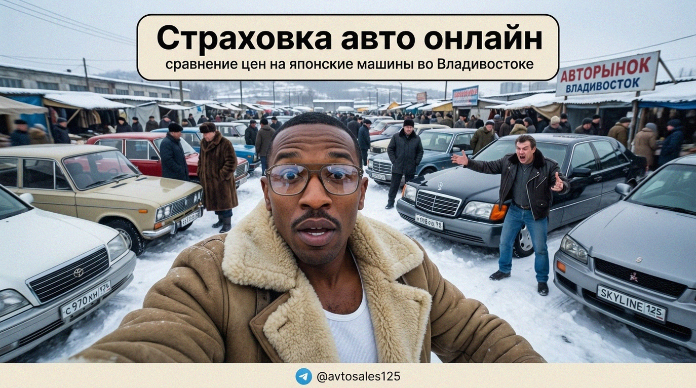 Сравнение цен на онлайн-страховку для японских автомобилей во Владивостоке