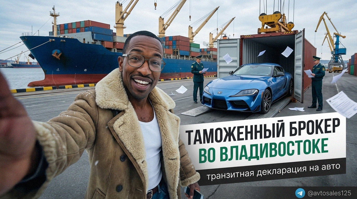 Оформление транзитной декларации на автомобиль таможенным брокером во Владивостоке