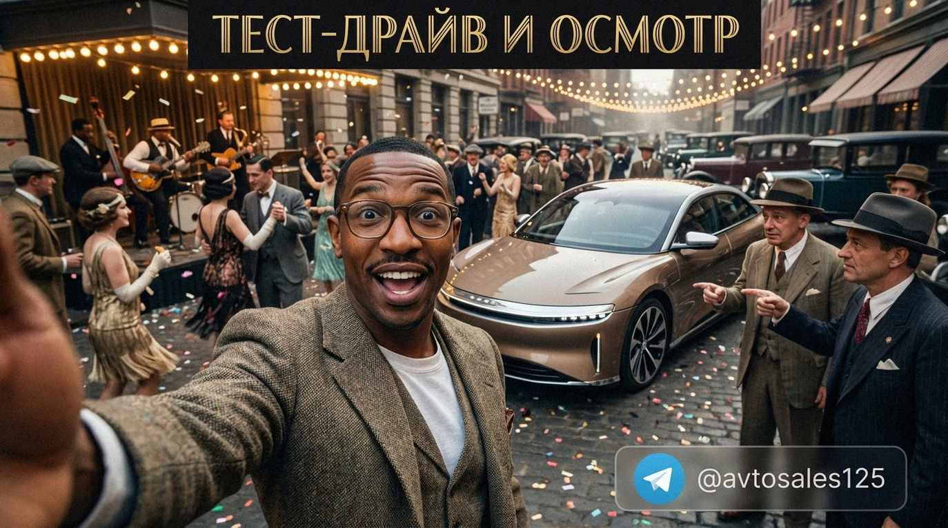 Покупатель проводит осмотр автомобиля вживую перед тест-драйвом