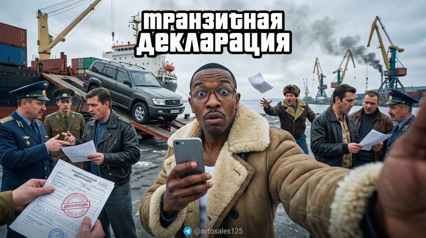 Оформление транзитной декларации на автомобиль во Владивостоке таможня