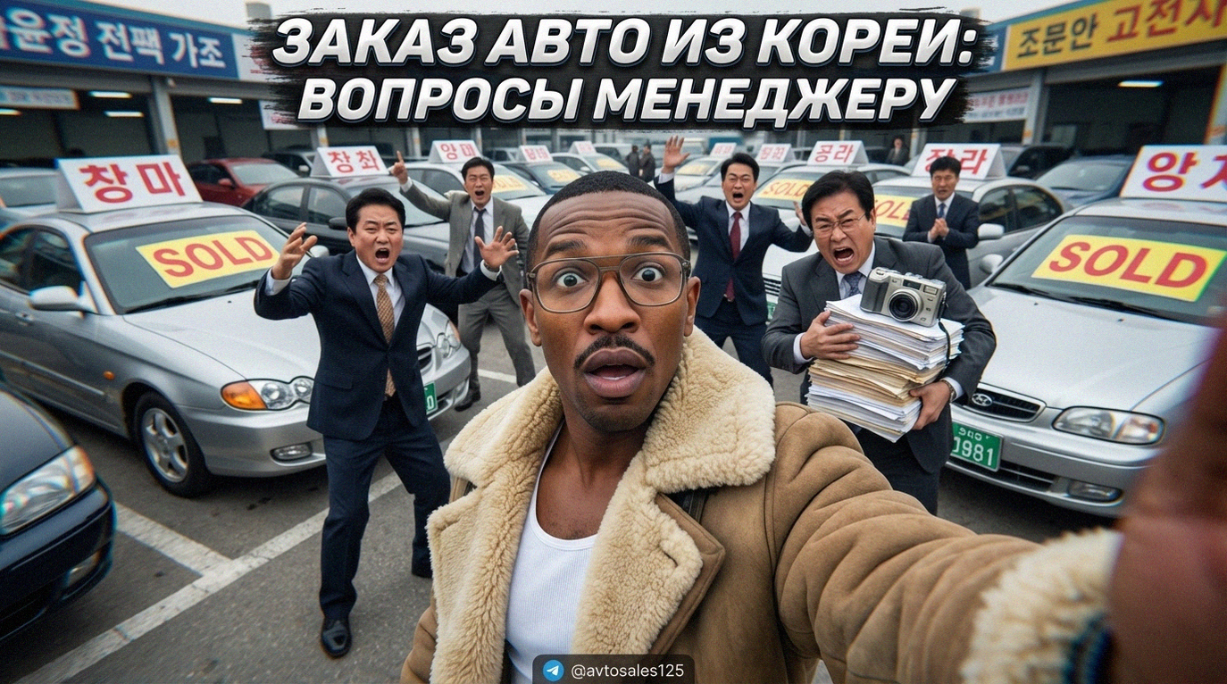 Консультация с менеджером по заказу авто из Кореи, список важных вопросов при покупке автомобиля