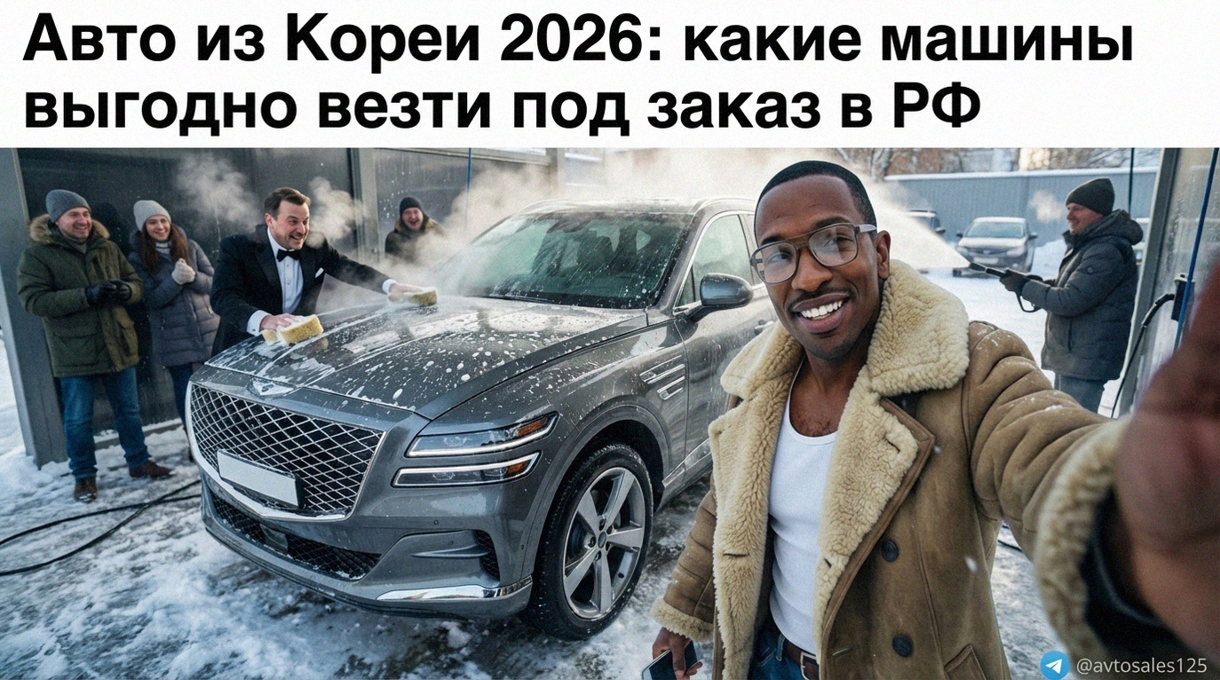 Корейские автомобили 2026 года, которые выгодно привезти под заказ в Россию
