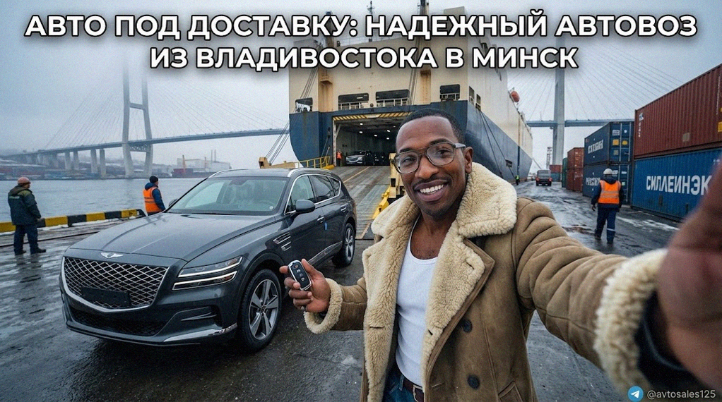 Надежный автовоз для безопасной доставки автомобилей из Владивостока в Минск
