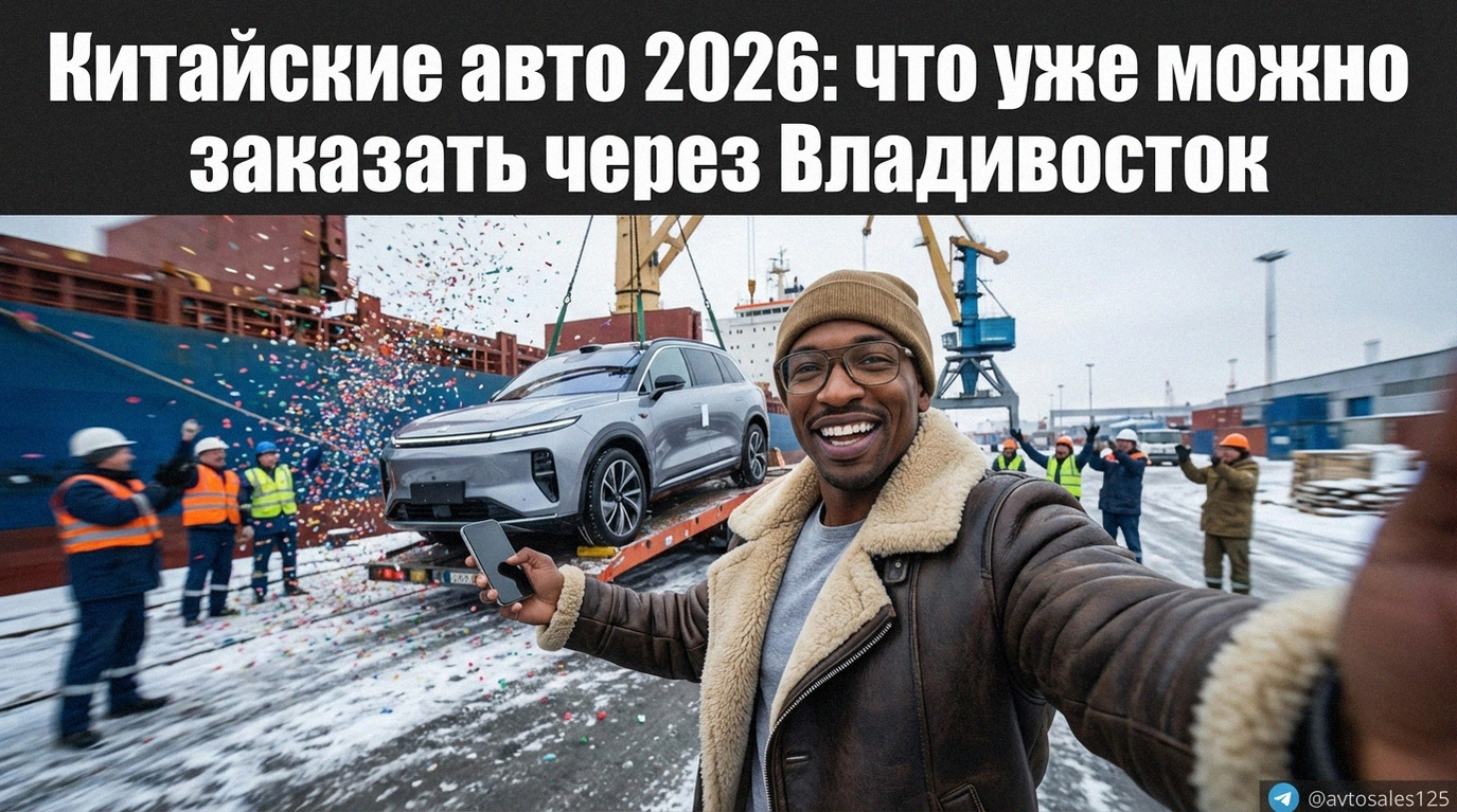 Новые китайские авто 2026 модельного года, доступные для заказа и доставки через порт Владивостока
