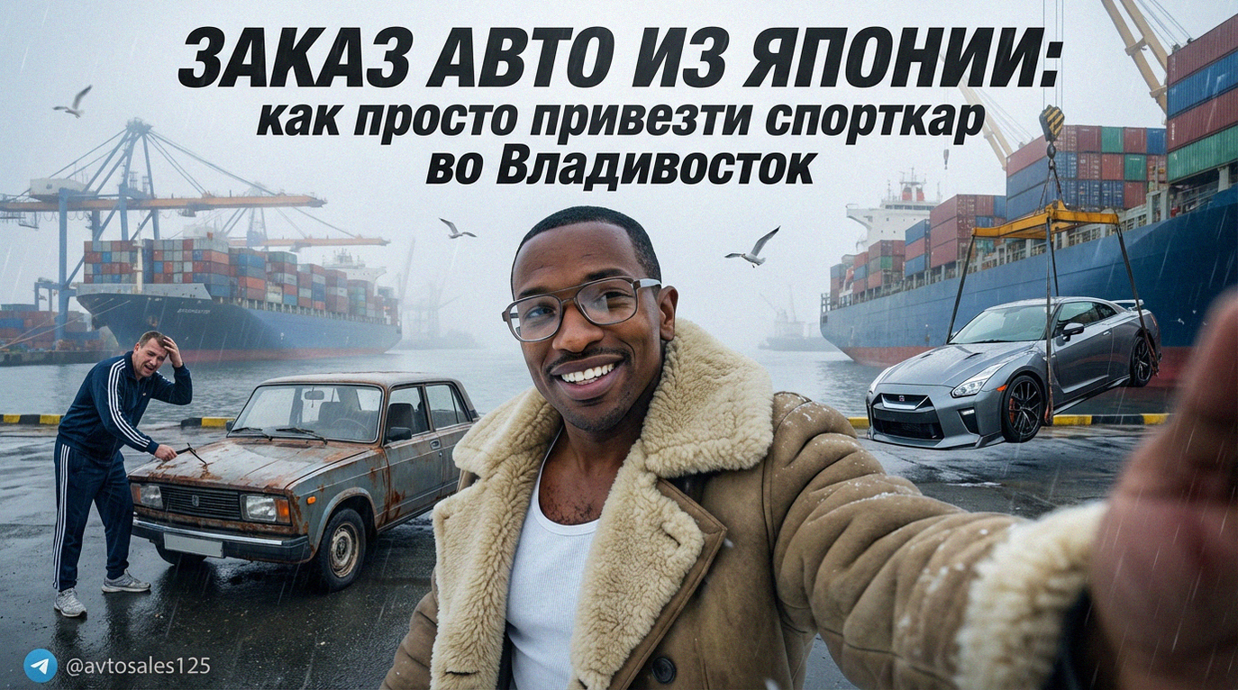Доставка спортивного автомобиля из Японии во Владивосток под заказ