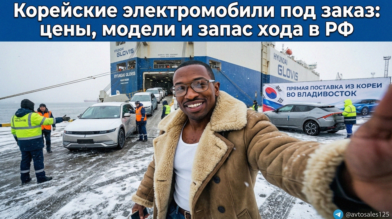 Корейские электромобили под заказ в РФ: популярные модели, цены и запас хода