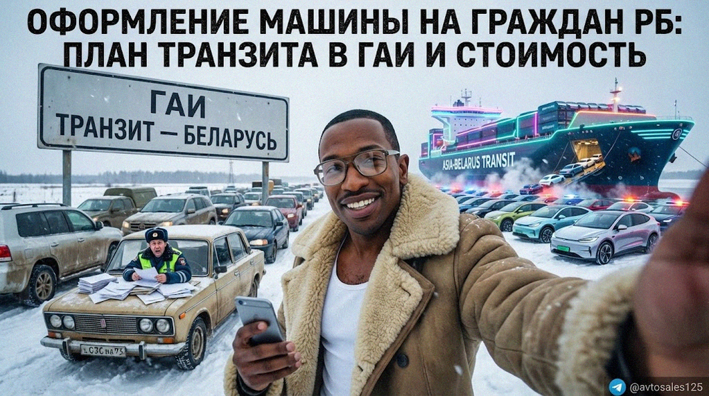 Процесс оформления автомобиля на граждан Республики Беларусь: регистрация в ГАИ, получение транзитных номеров и стоимость процедуры