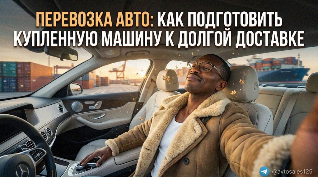 Процесс подготовки купленного автомобиля к долгой доставке автовозом