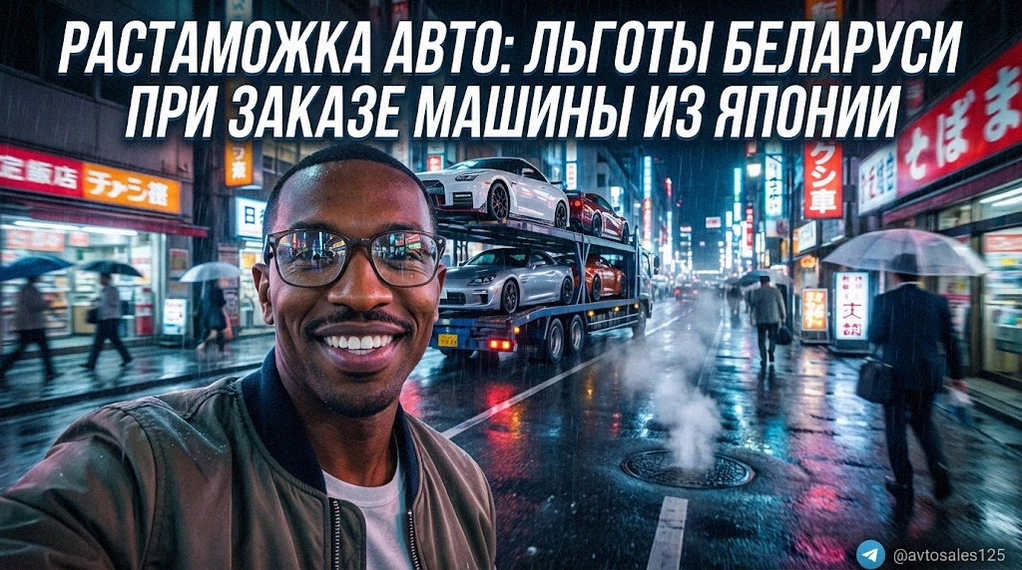 Автомобиль из Японии на таможне, процесс льготной растаможки в Республике Беларусь