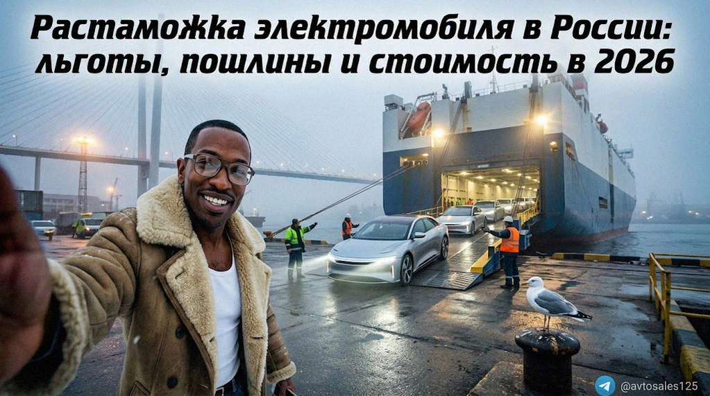 Растаможка электромобиля в России: актуальные льготы, пошлины и полная стоимость оформления в 2026 году