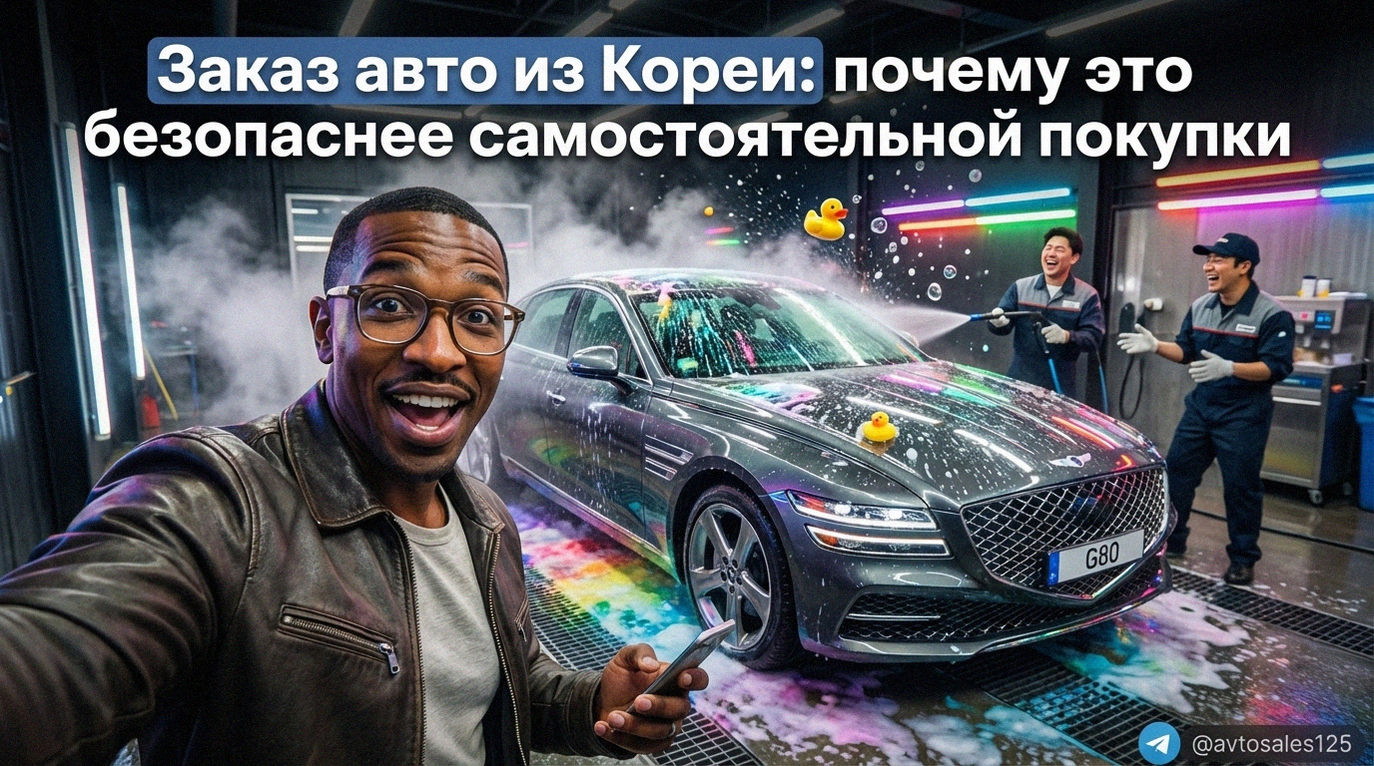 Безопасный заказ автомобилей из Южной Кореи: почему услуги экспертов надежнее самостоятельной покупки