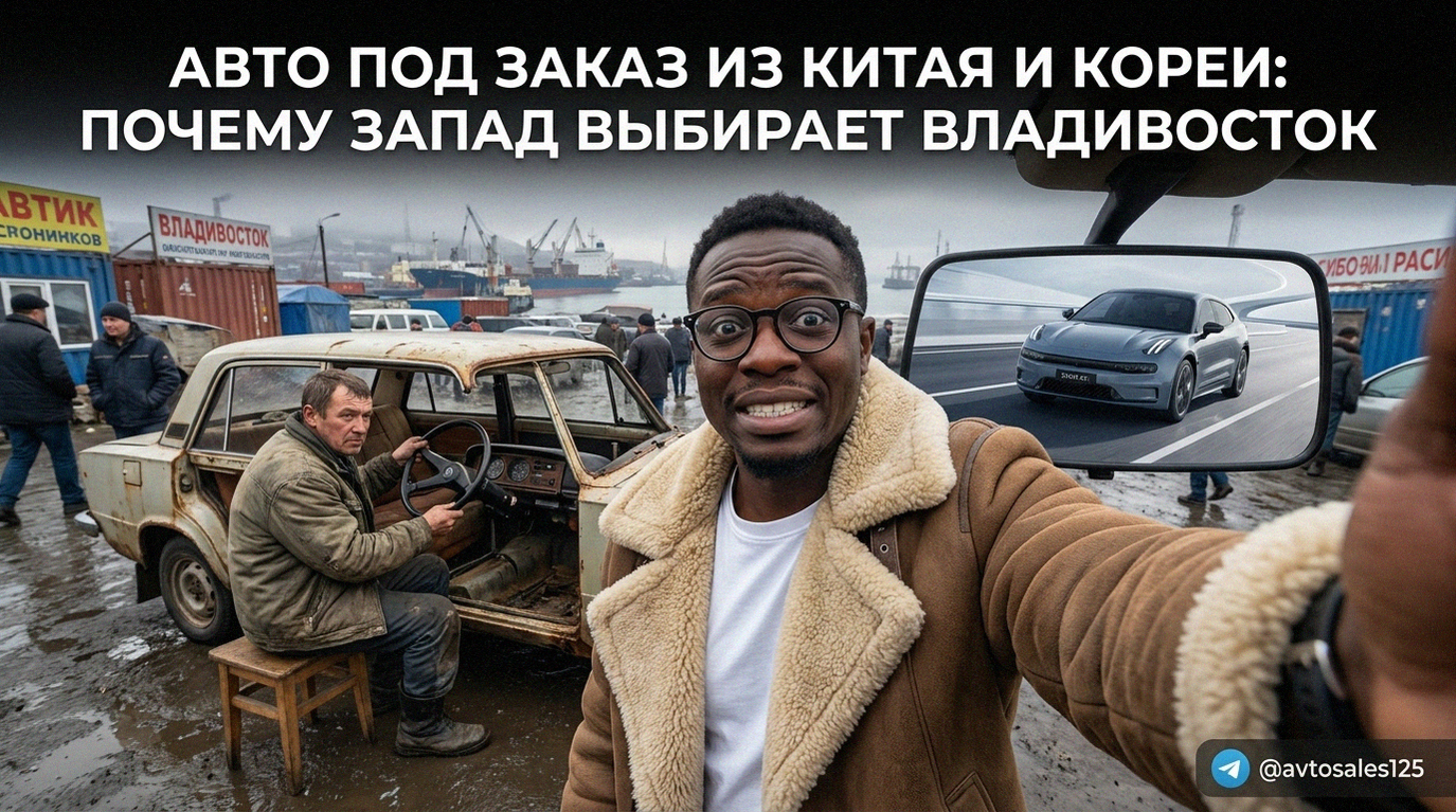 Доставка автомобилей под заказ из Китая и Кореи через Владивосток