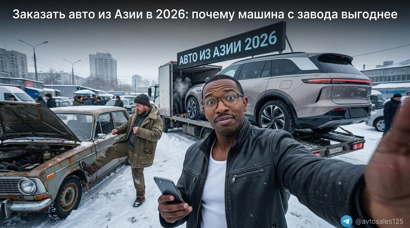 Заказ нового автомобиля из Азии напрямую с завода в 2026 году для максимальной выгоды