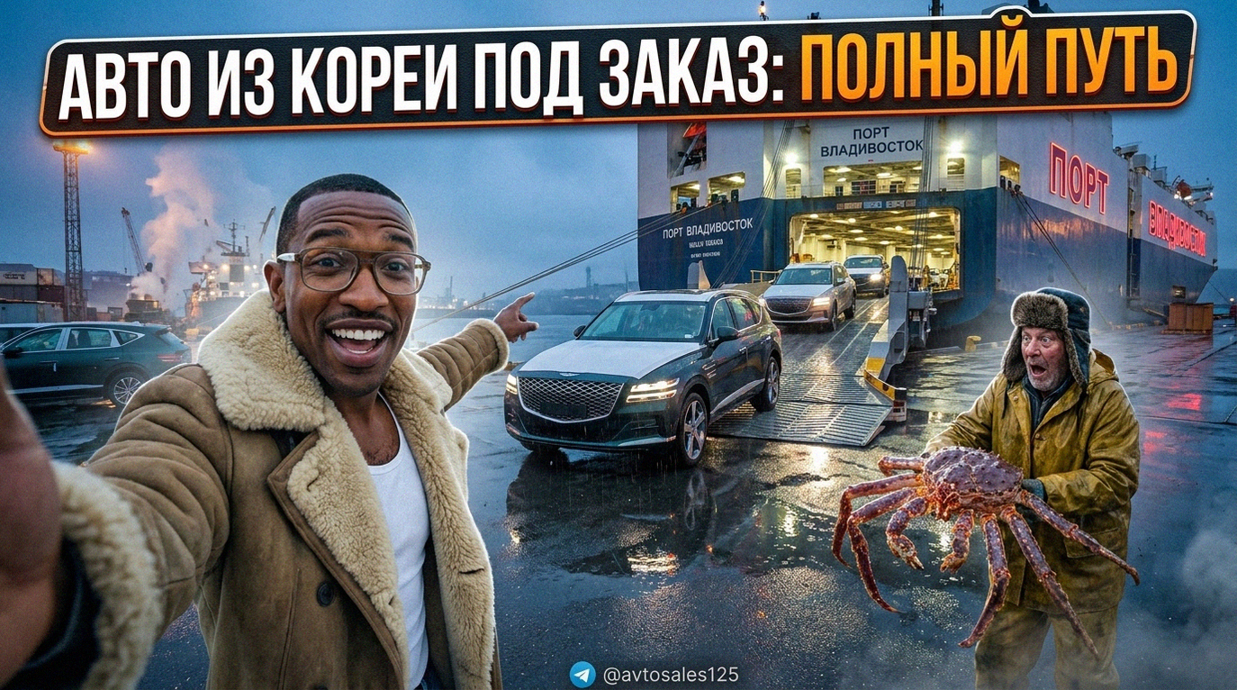 Автомобиль из Кореи под заказ: процесс покупки на Encar, доставка и постановка на учет
