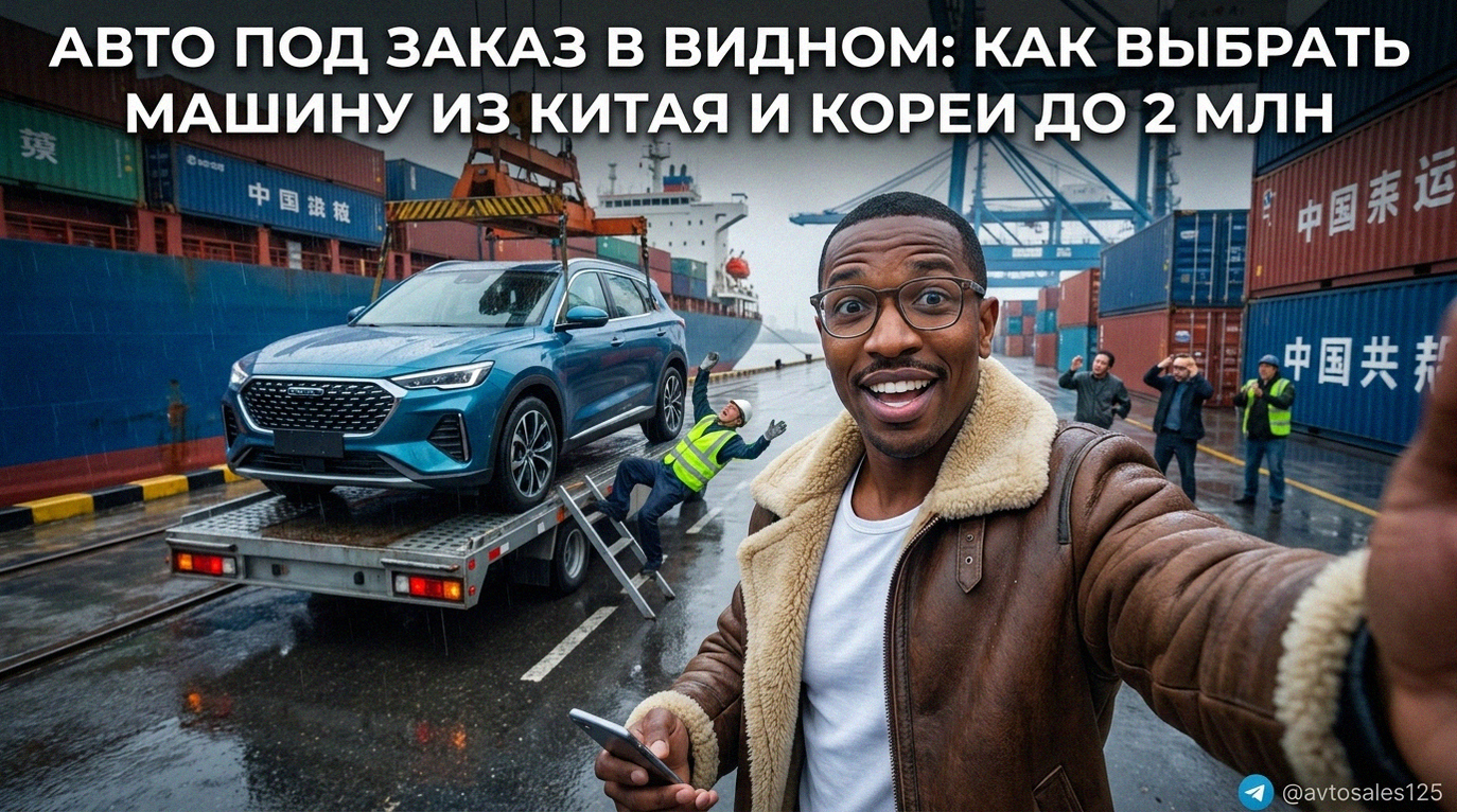 Автомобиль из Китая и Кореи под заказ в Видном до 2 млн рублей