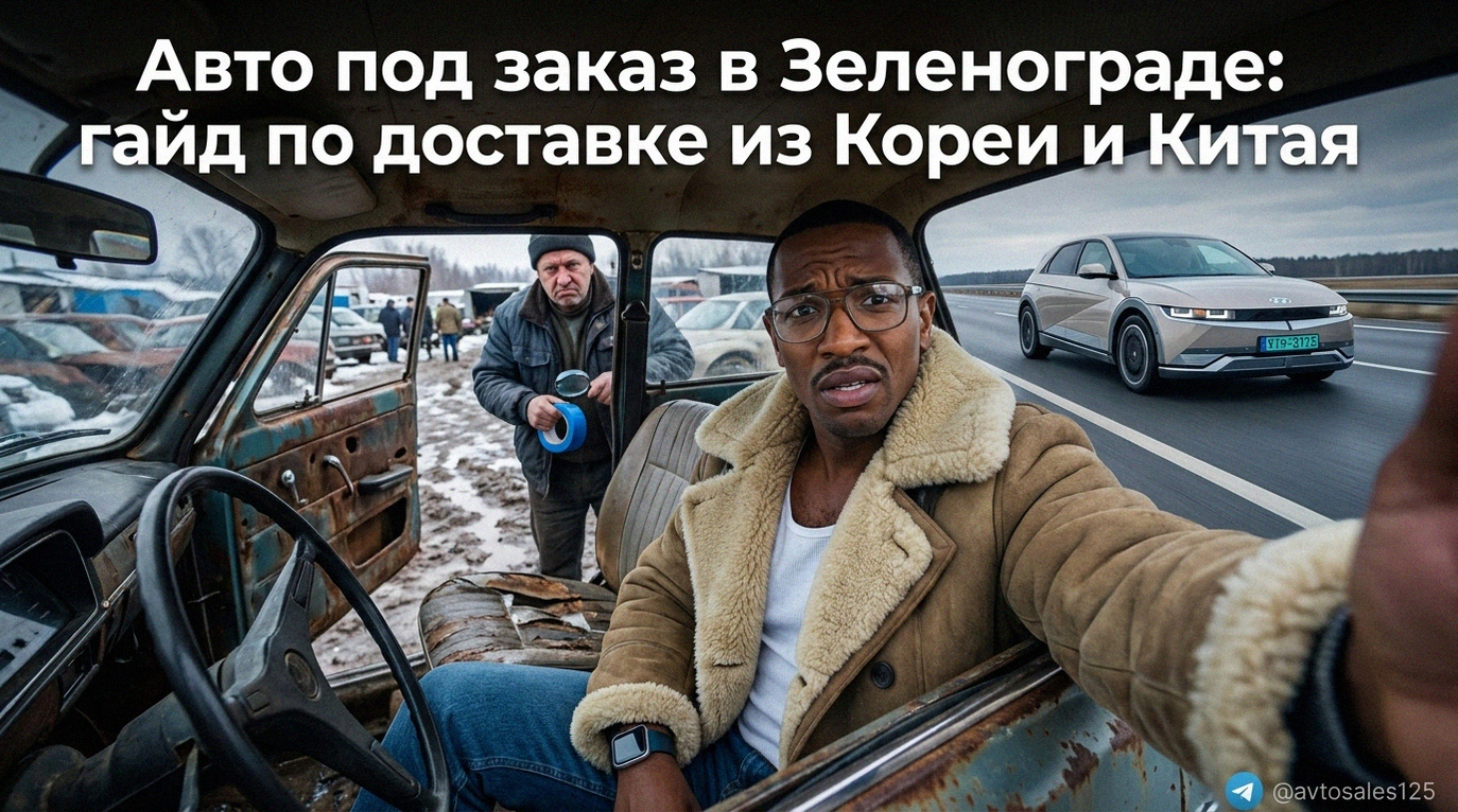 Автомобиль доставленный на заказ из Кореи и Китая в Зеленоград