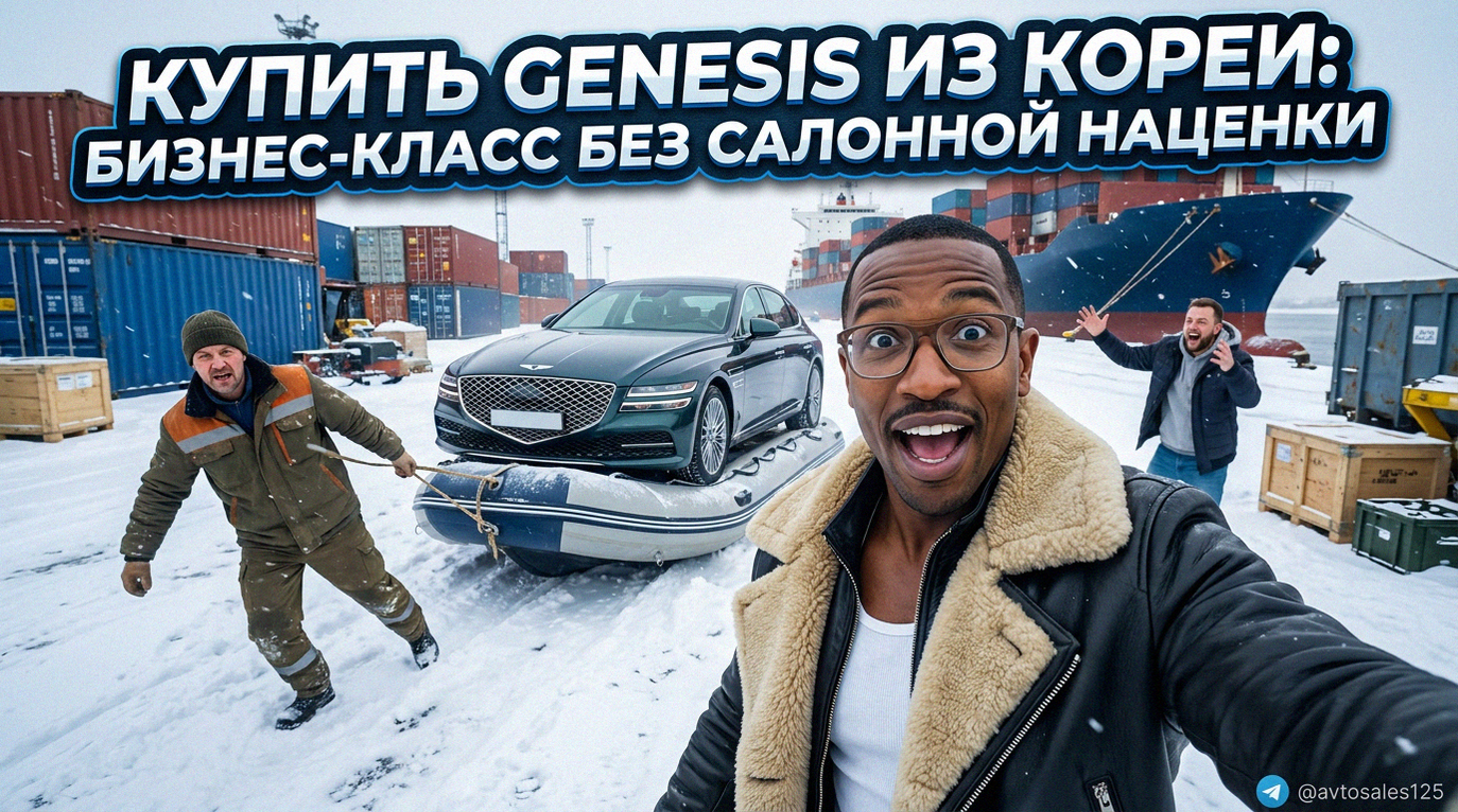 Премиальный автомобиль Genesis доставленный из Кореи без салонных наценок